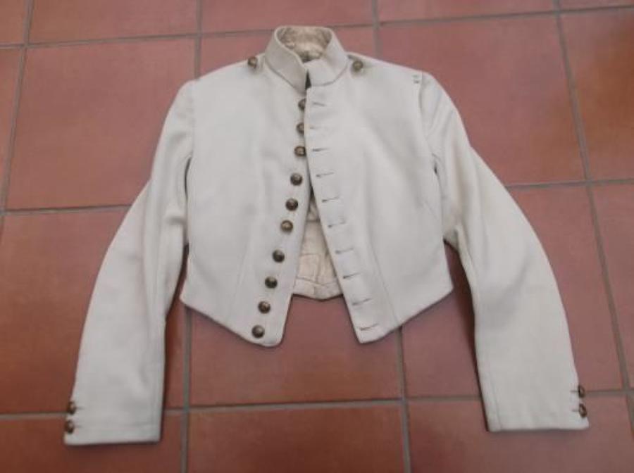 VICTORIAN OFFICERS CREAM SHELL JACKET