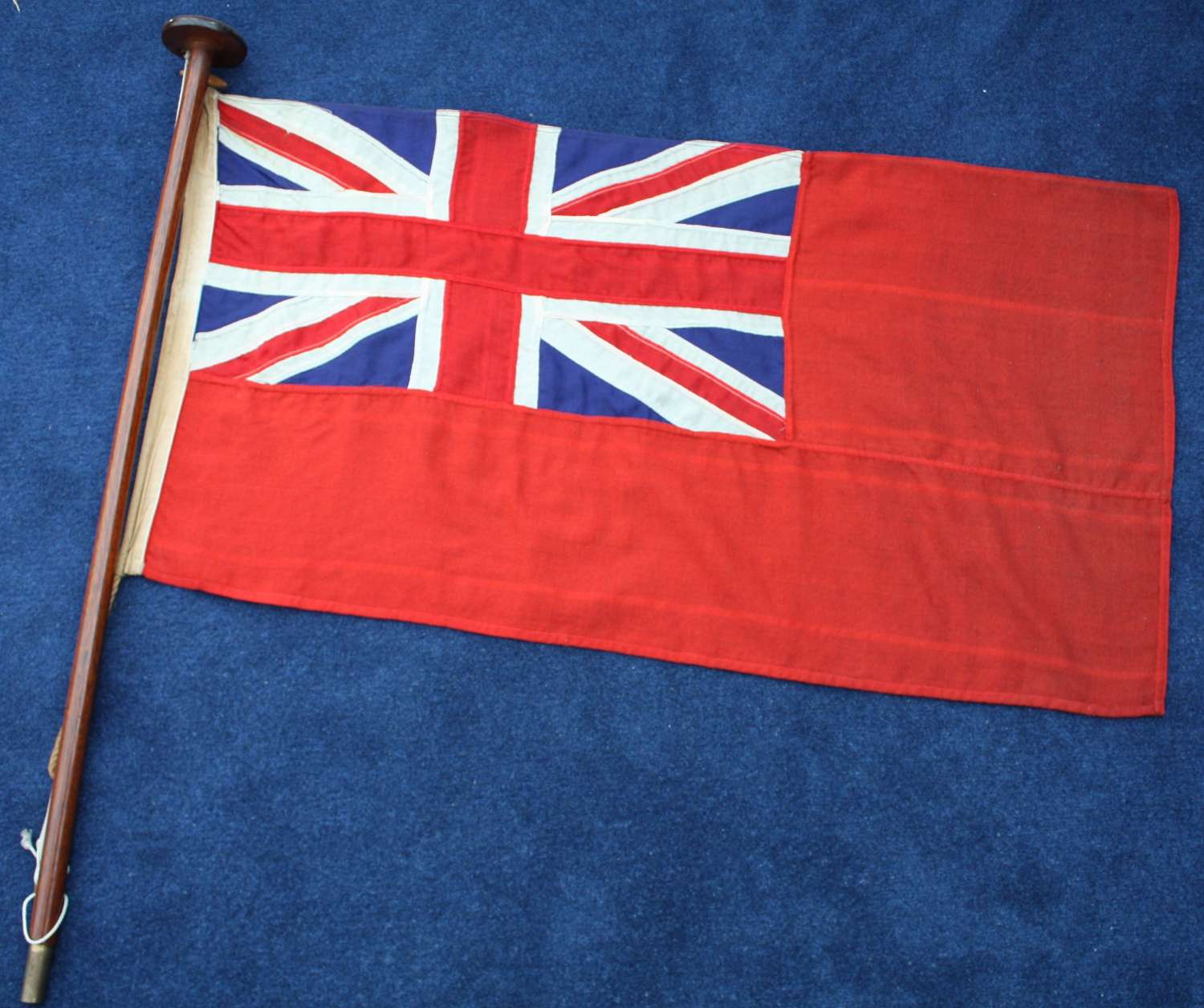 WW2 Royal Navy Red Ensign Ships Flag & Stern Pole