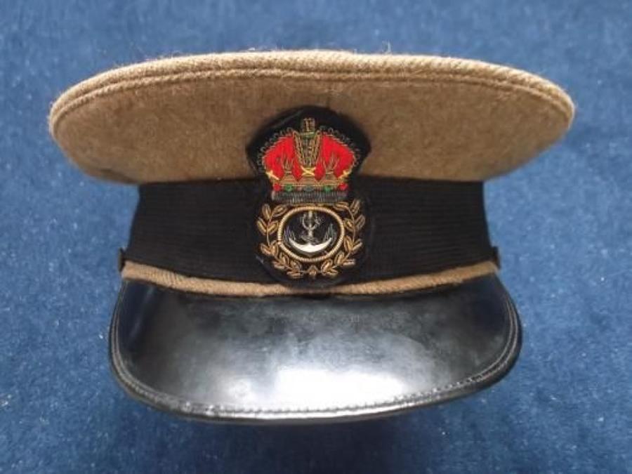 ROYAL NAVY BRITISH KHAKI SERVICE DRESS CAP