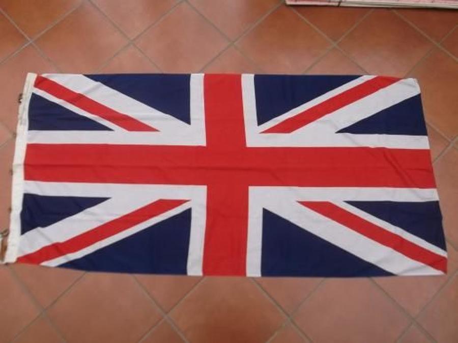 ORIGINAL BRITISH UNION JACK FLAG:  CHATHAM DOCKYARD