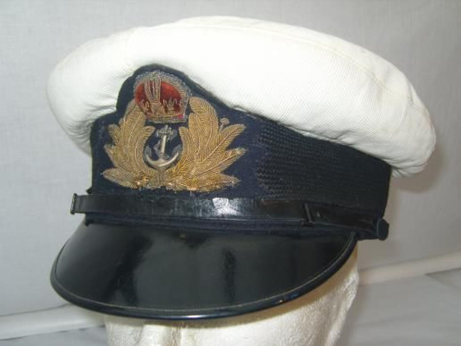 ROYAL NAVY OFFICERS PEAK CAP