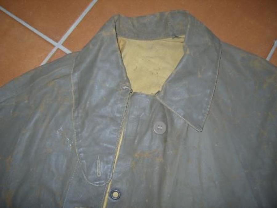 BRITISH ARMY 1918 DATED OTHER RANKS WATERPROOF CAPE