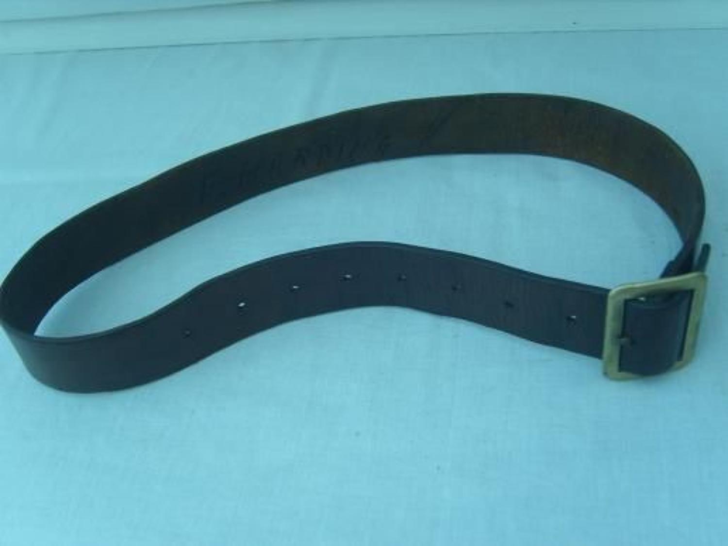 1903 pattern British Army Leather Belt.