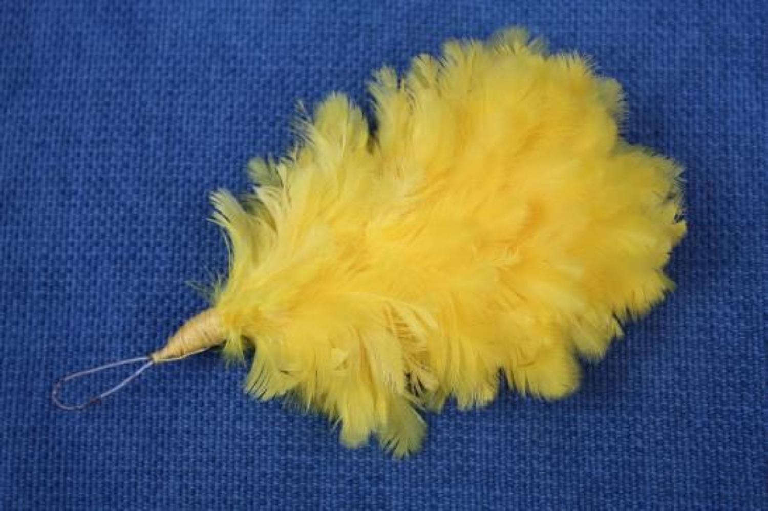 Lancashire Fusiliers Yellow hackle / feather plume.