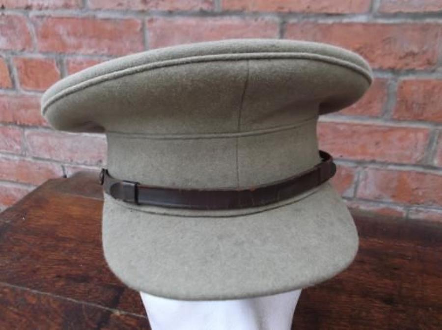 British Army Officers Moleskin Service Dress Cap
