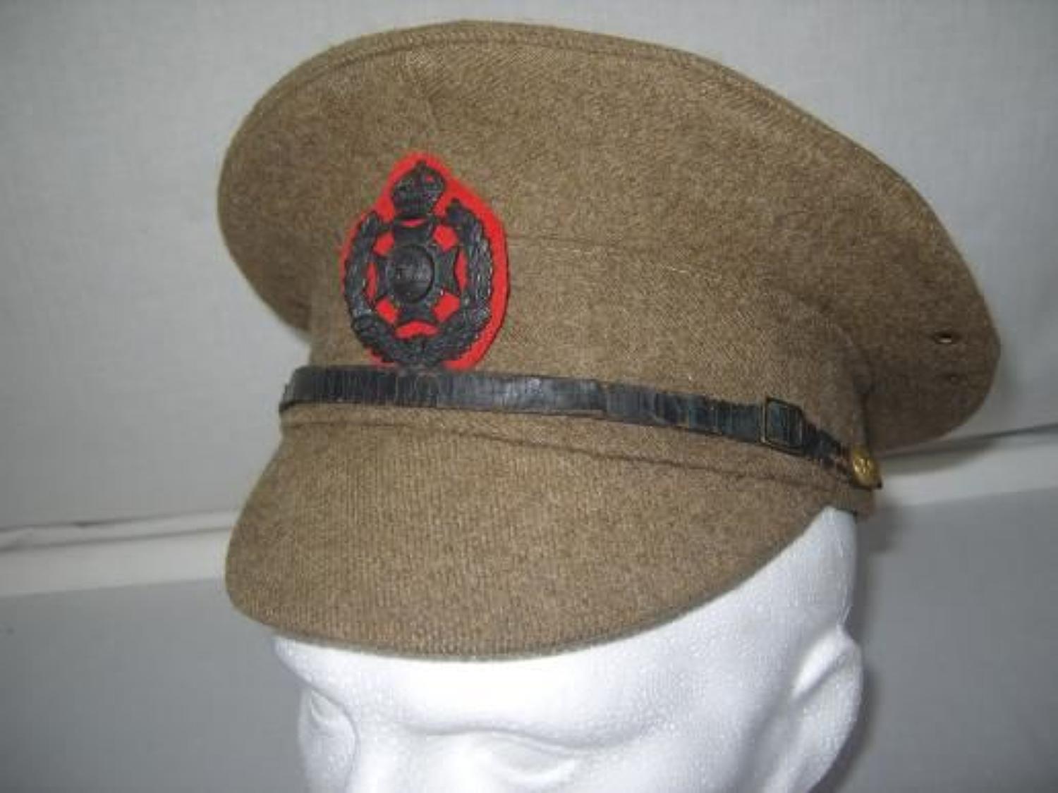 BRITISH WW1 1905 PATTERN OTHER RANKS SERVICE DRESS CAP