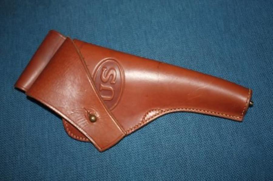 WW1 US ARMY OFFICERS LEATHER  PISTOL HOLSTER 1918 DATED EXCELLENT CONDITION.