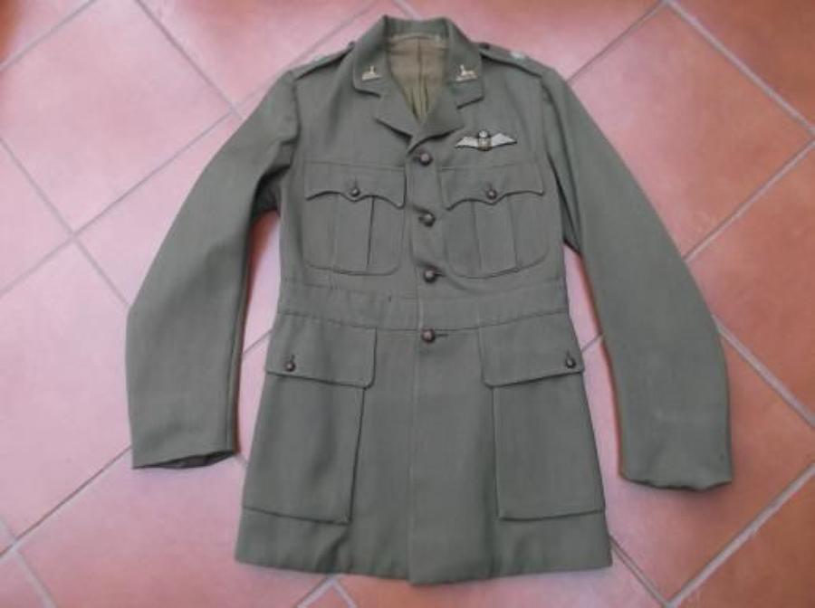 RFC Officers 1916 dated Former Cuff Rank Khaki Service Dress Tunic