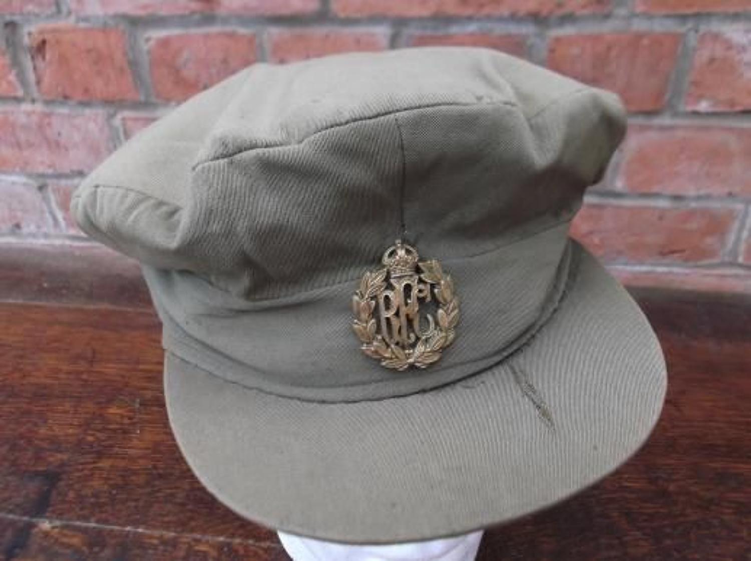 RFC WW1 BRITISH OFFICERS FLOPPY STYLE TRENCH CAP