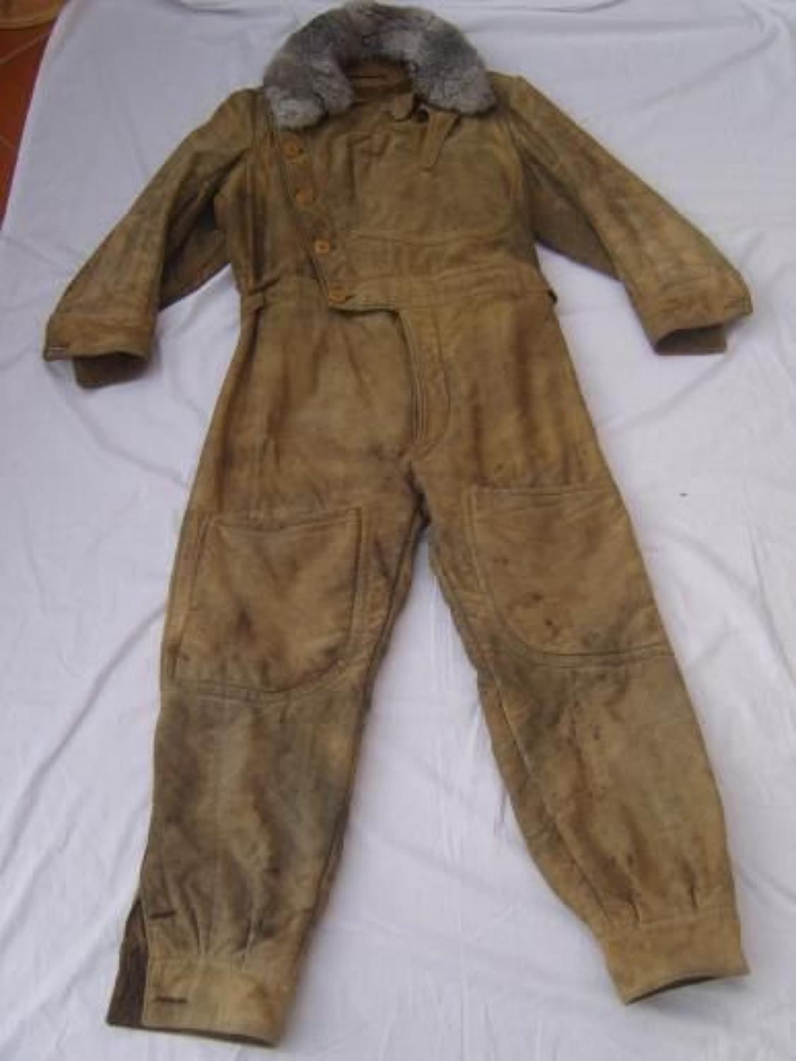WW1 ROYAL FLYING CORPS SIDCOT SUIT