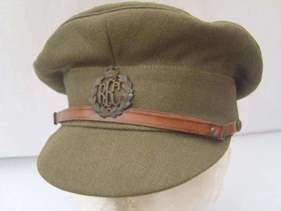 WW1 ROYAL FLYING CORPS CASUALTY OFFICERS FLOPPY CAP