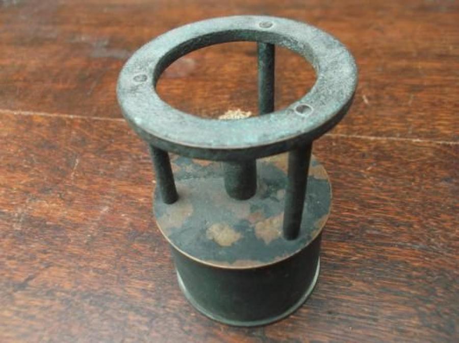 Blackened brass WW1 Trench Stove Made From Shell Case.