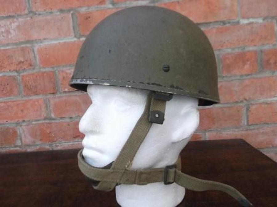 Original WW2 British Military Paratrooper Helmet - Green BMB 1944