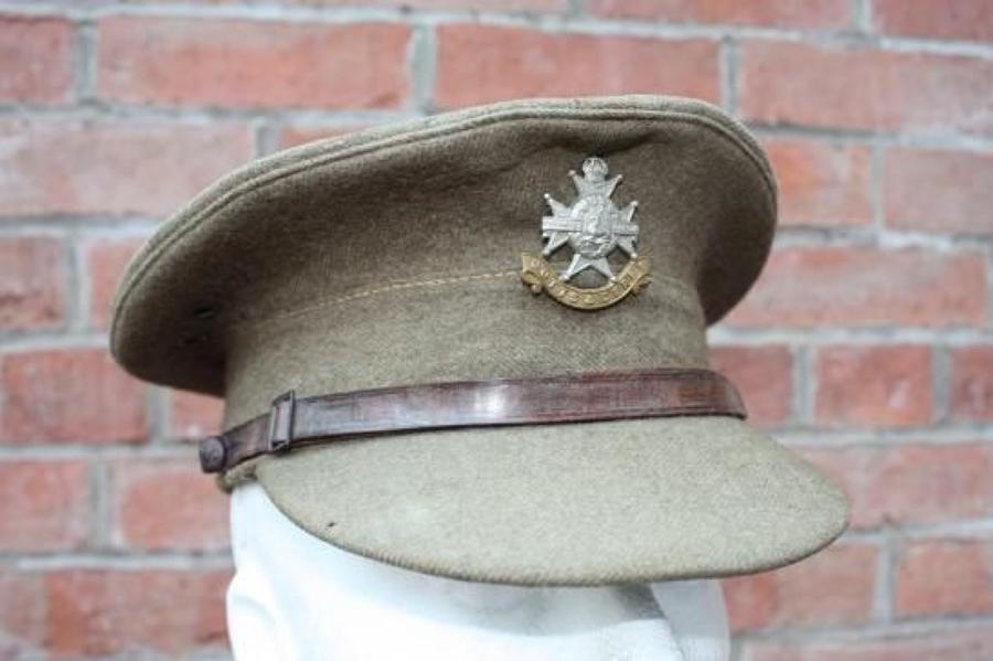 1922 PATTERN BRITISH OTHER RANKS KHAKI SERVICE DRESS CAP