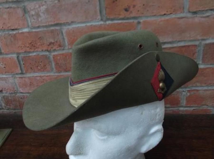Good WW2 Australian made 1942 dated Slouch Hat: Royal Artillery.