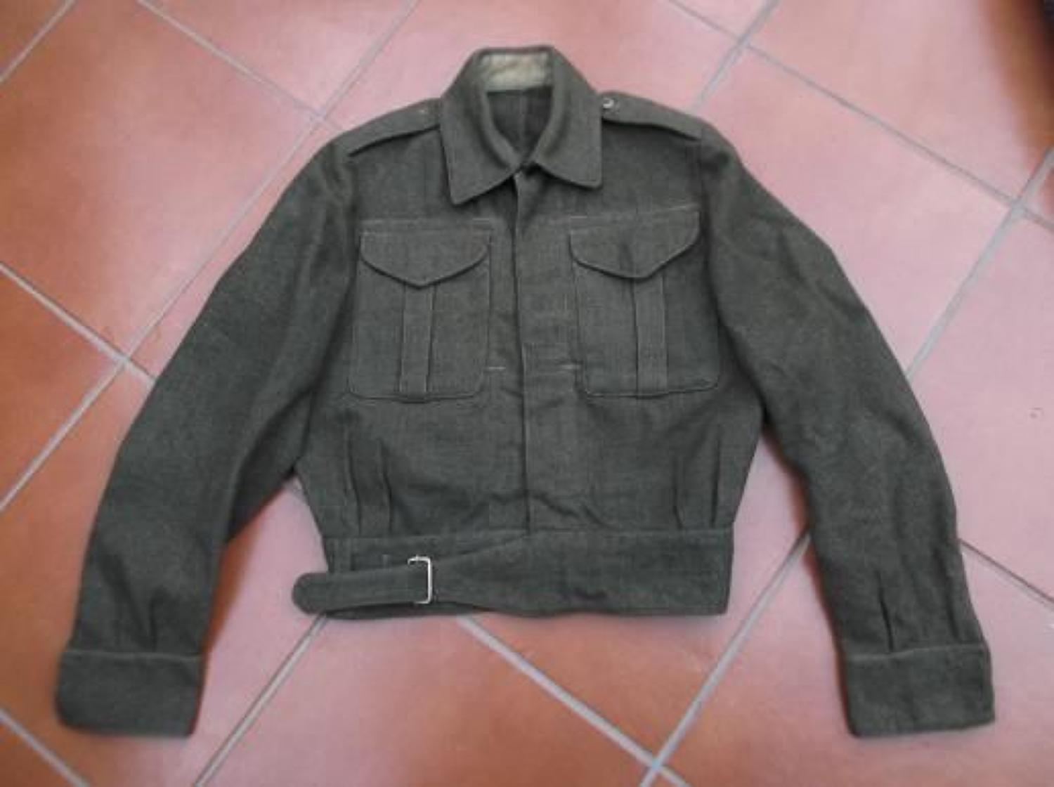 1943 Dated (Canadian Made) British Army Khaki Battledress Blouse