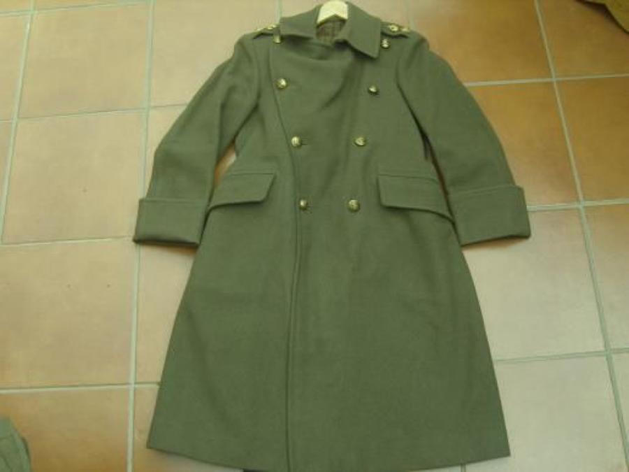 WW2 Lieutenant Colonels Khaki Great Coat. Staffordshire Regiment