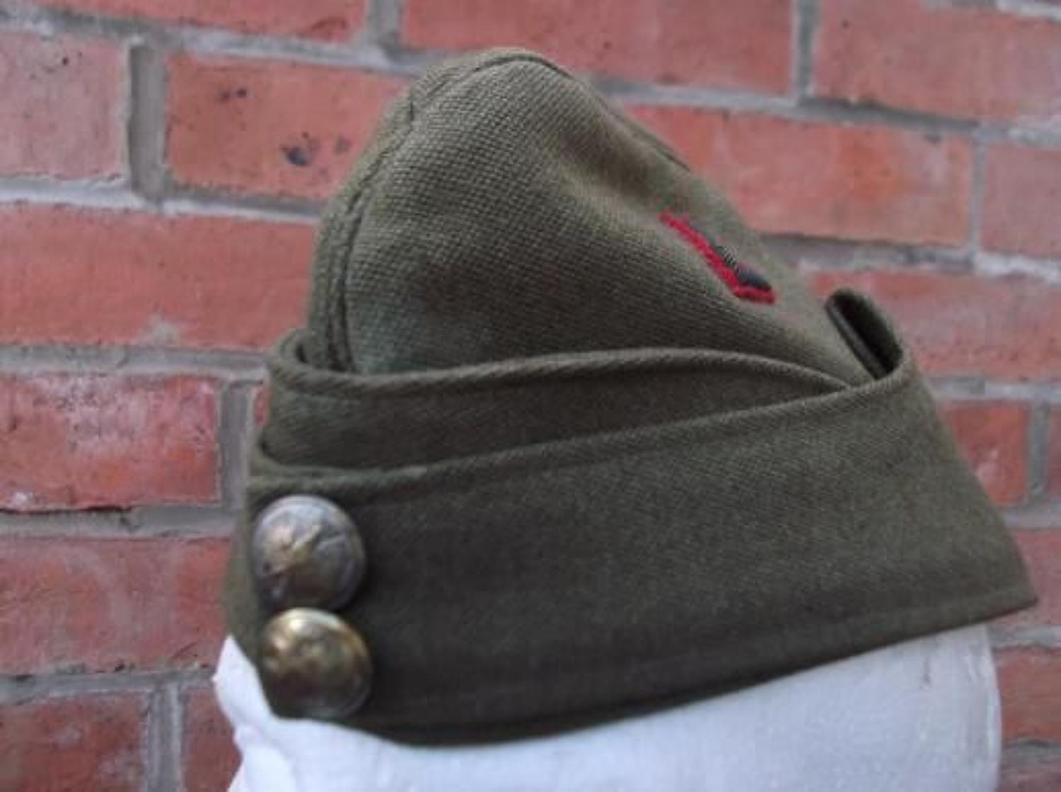 WW2 POLISH ARMY OFFICER QUALITY FIELD SERVICE/ SIDE CAP