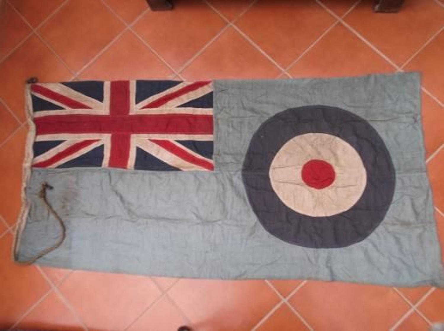 RAF Airfield Original WW2 :  6 x 3 ft Cotton Flag
