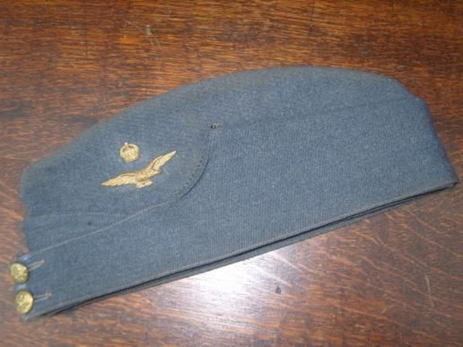 1944 Dated RAF Officers WW2 Side Cap. Size 7