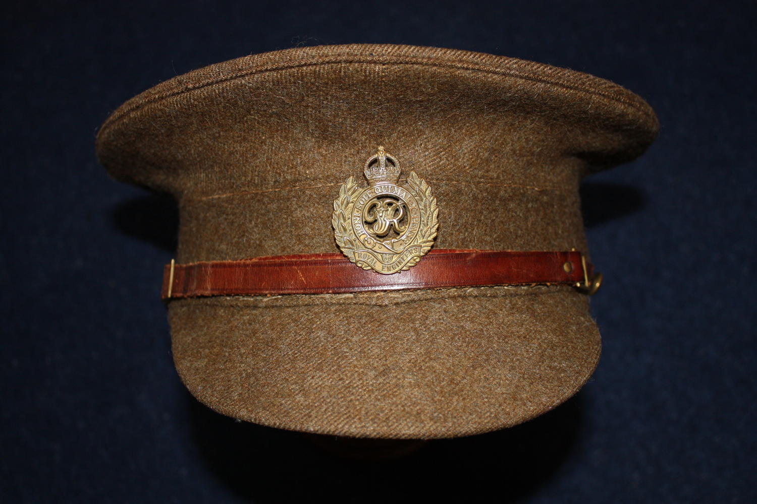 1905 Pattern WW2 British Other Ranks Khaki Service Dress Cap