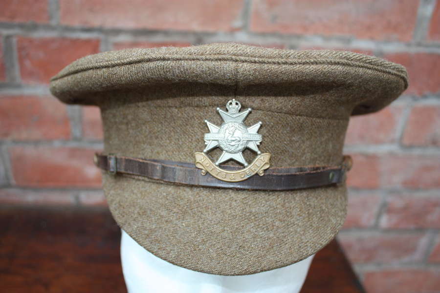 BRITISH WW1 1905 PATTERN OTHER RANKS KHAKI SERVICE DRESS CAP