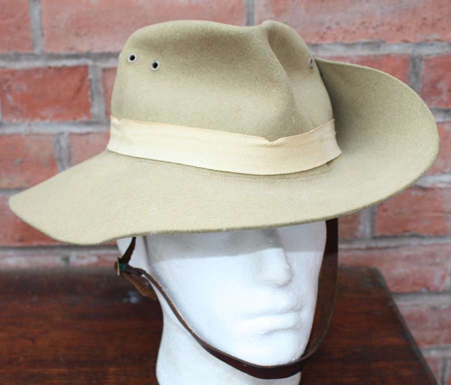 WW2 British/ Australian Slouch Hat dated 1943
