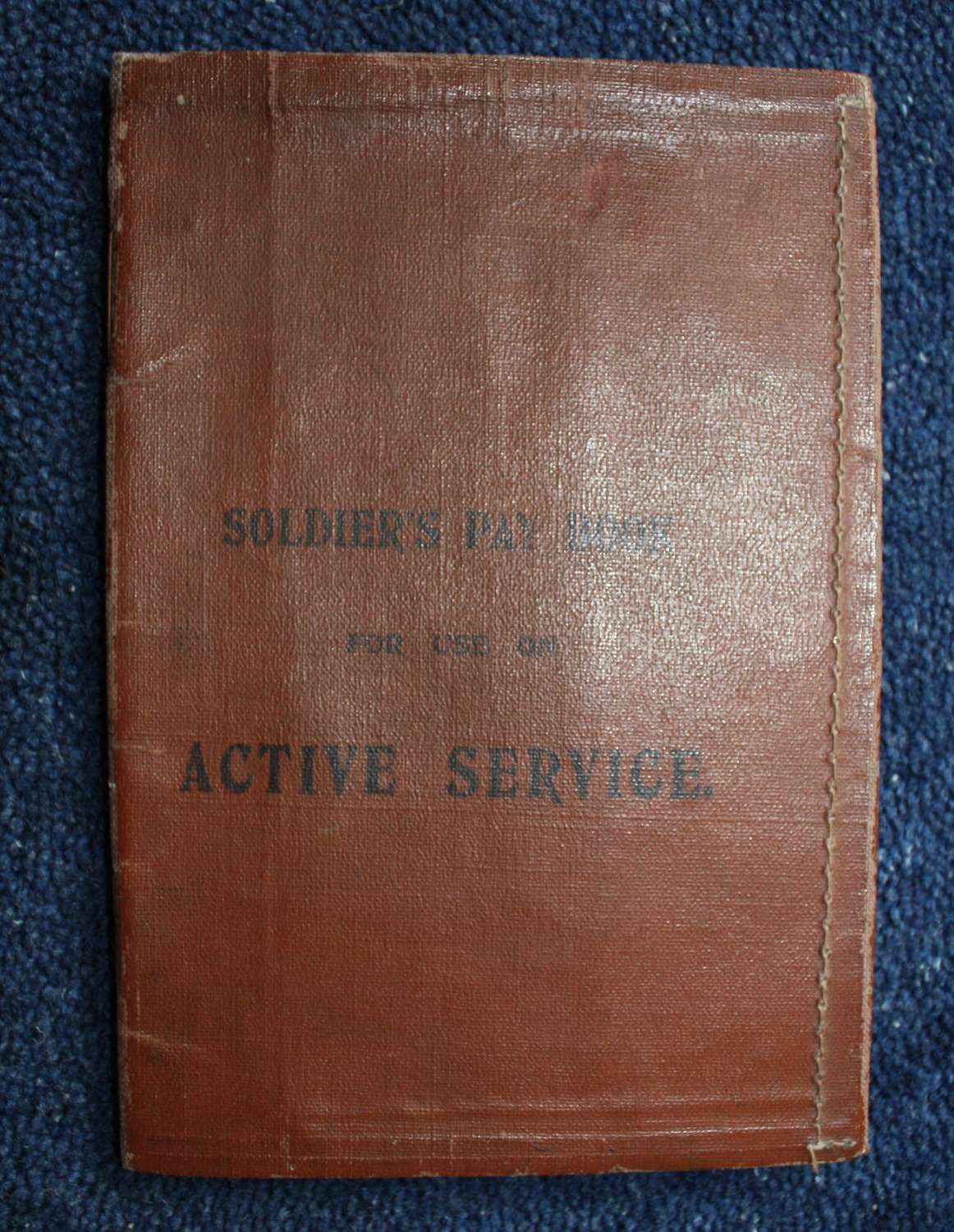 WW1 British Army Service & Pay Book: Argyll & Sutherland Highlanders