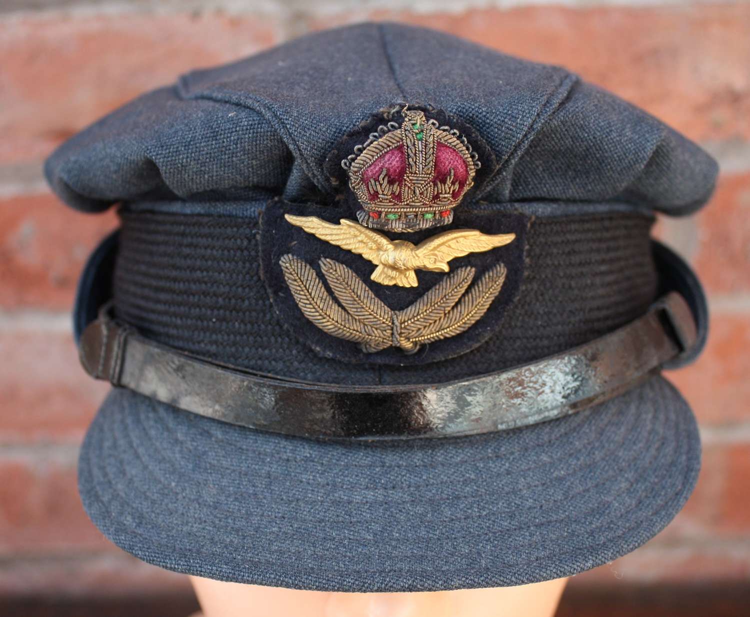 ORIGINAL WW2 WOMENS ROYAL AIR FORCE WRAF OFFICERS CAP.