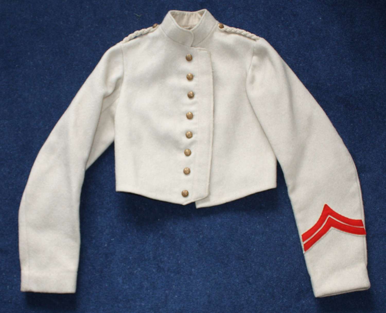 Gordon Highlanders pre WW1 White Wool Undress Drill / Shell Jacket