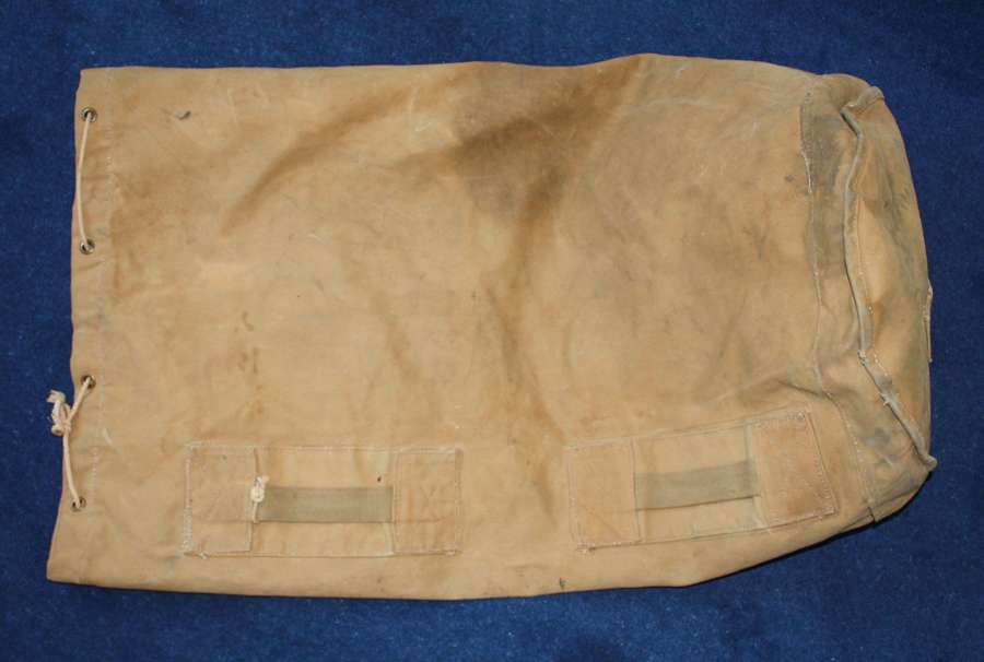 Large WW1 Canvas Kit Bag. Stamped ME Co 1916 Royal Navy