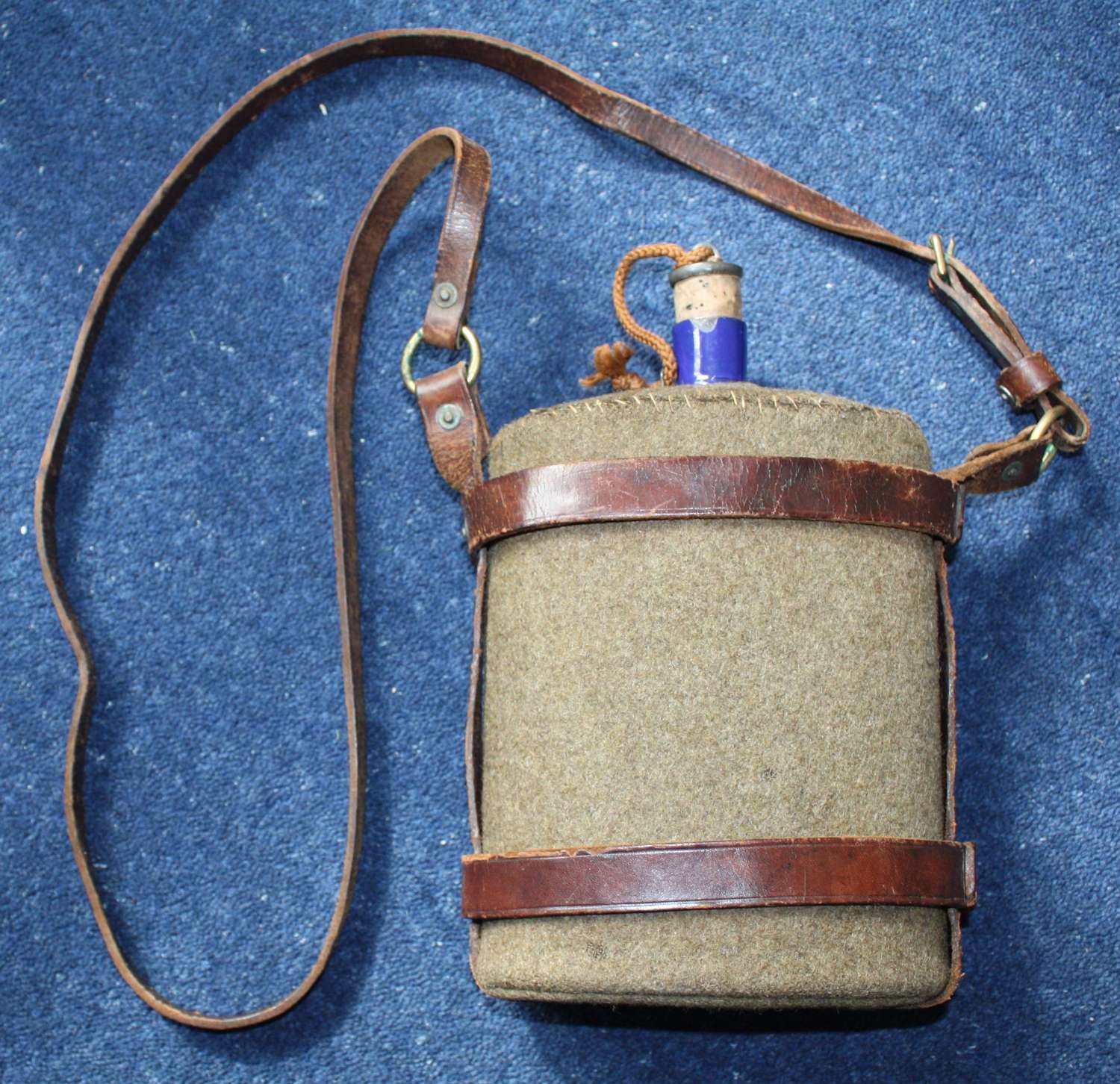 British Army 1903 Pattern Water Bottle & Leather Carrier