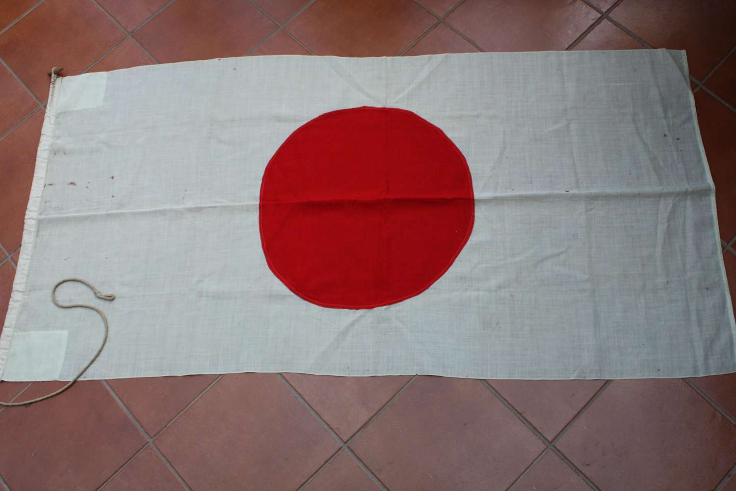 WW2 1939 - 1945 Japanese 'Meatball' flag. Large Size 74 x 36 inches.