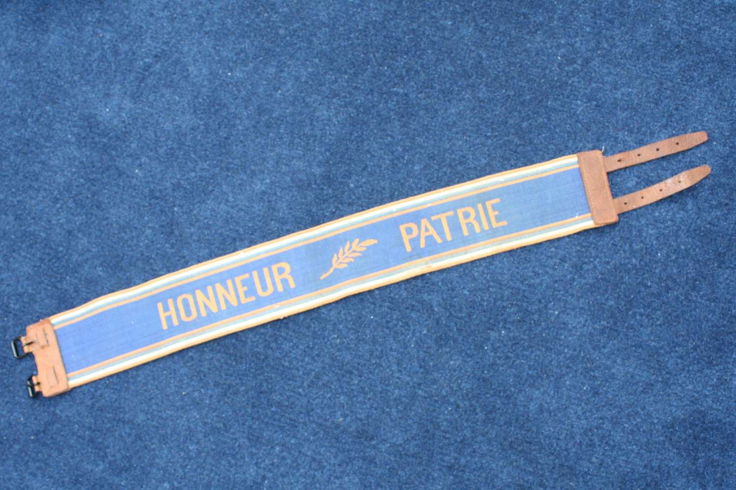 WW1 French Stable belt 'Honneur Patrie' In excellent condition.