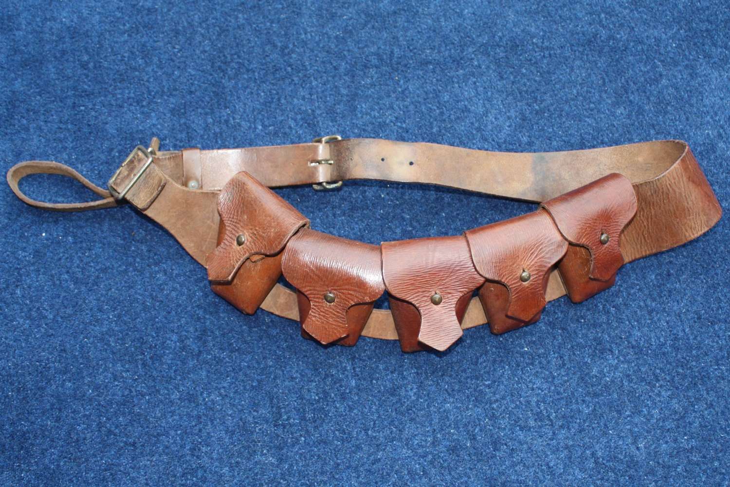 1903 PATTERN LEATHER AMMUNITION BANDOLIER FOR MOUNTED SOLDIERS