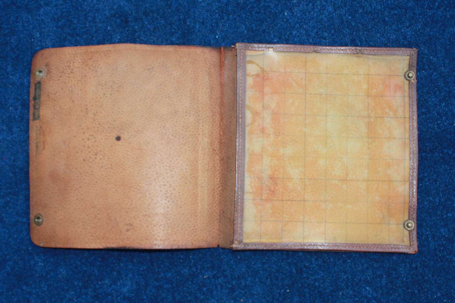 WW1 British Officers Map Case stamped 'Harrods' Book Department.
