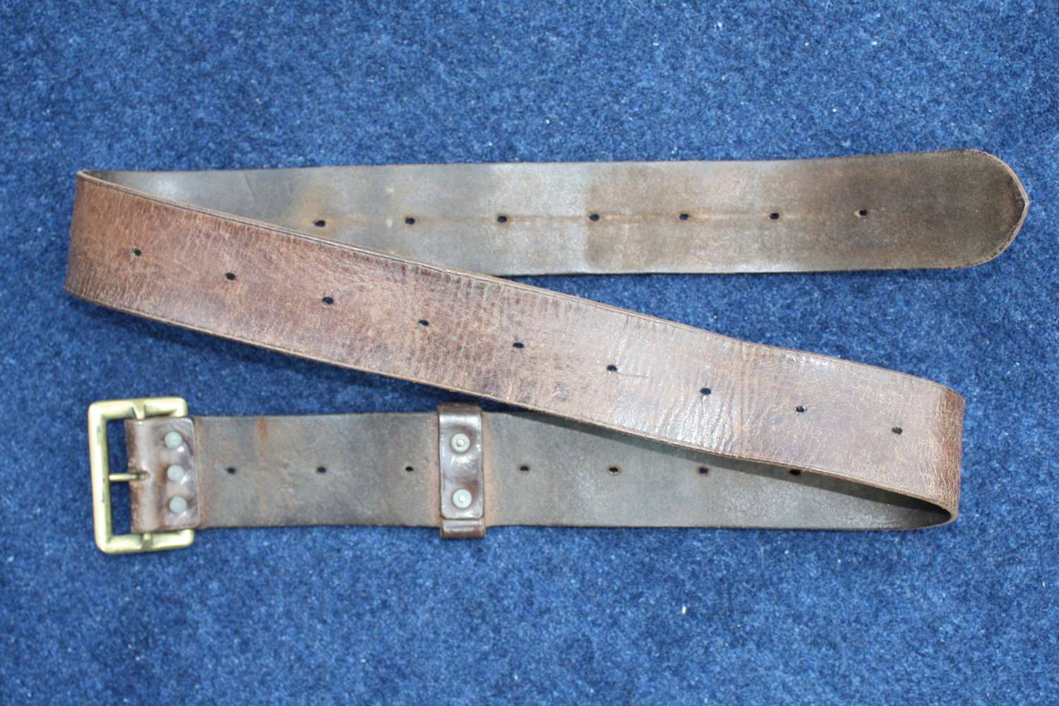 1903 pattern British Army Other Ranks Leather Belt. Dated 1917