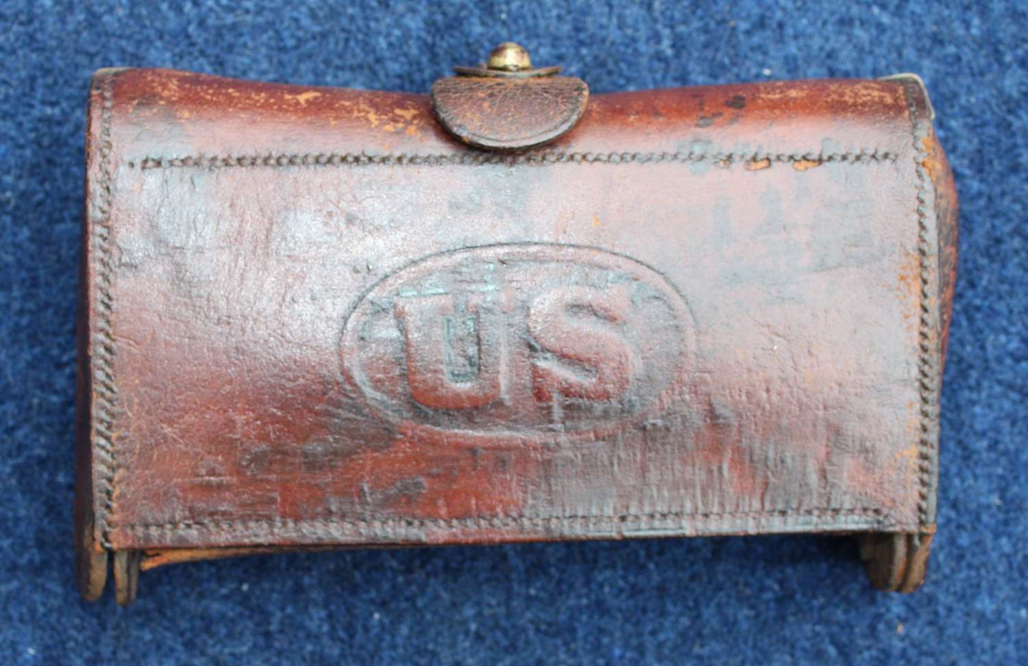 US Indian Wars Leather McKeever 1874 Cartridge case.