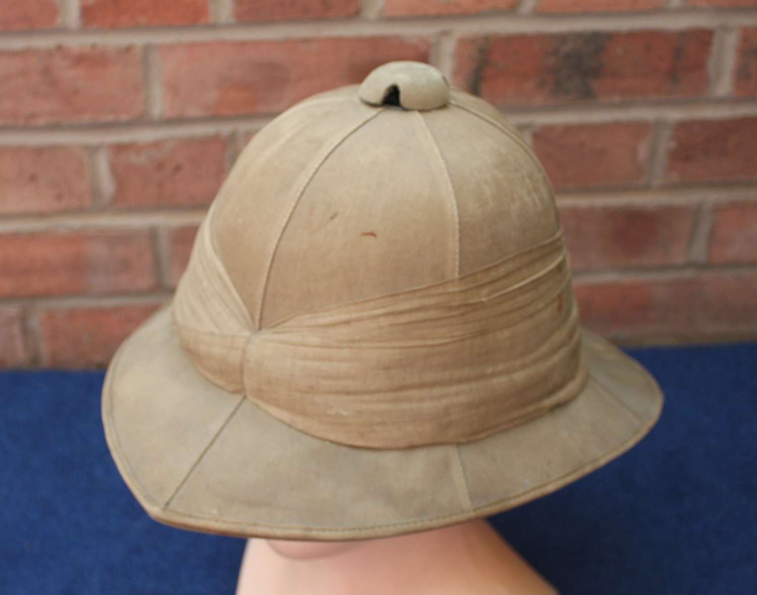 WW1 British Other Ranks 1917 Khaki Drill Pith Helmet Wolseley Pattern