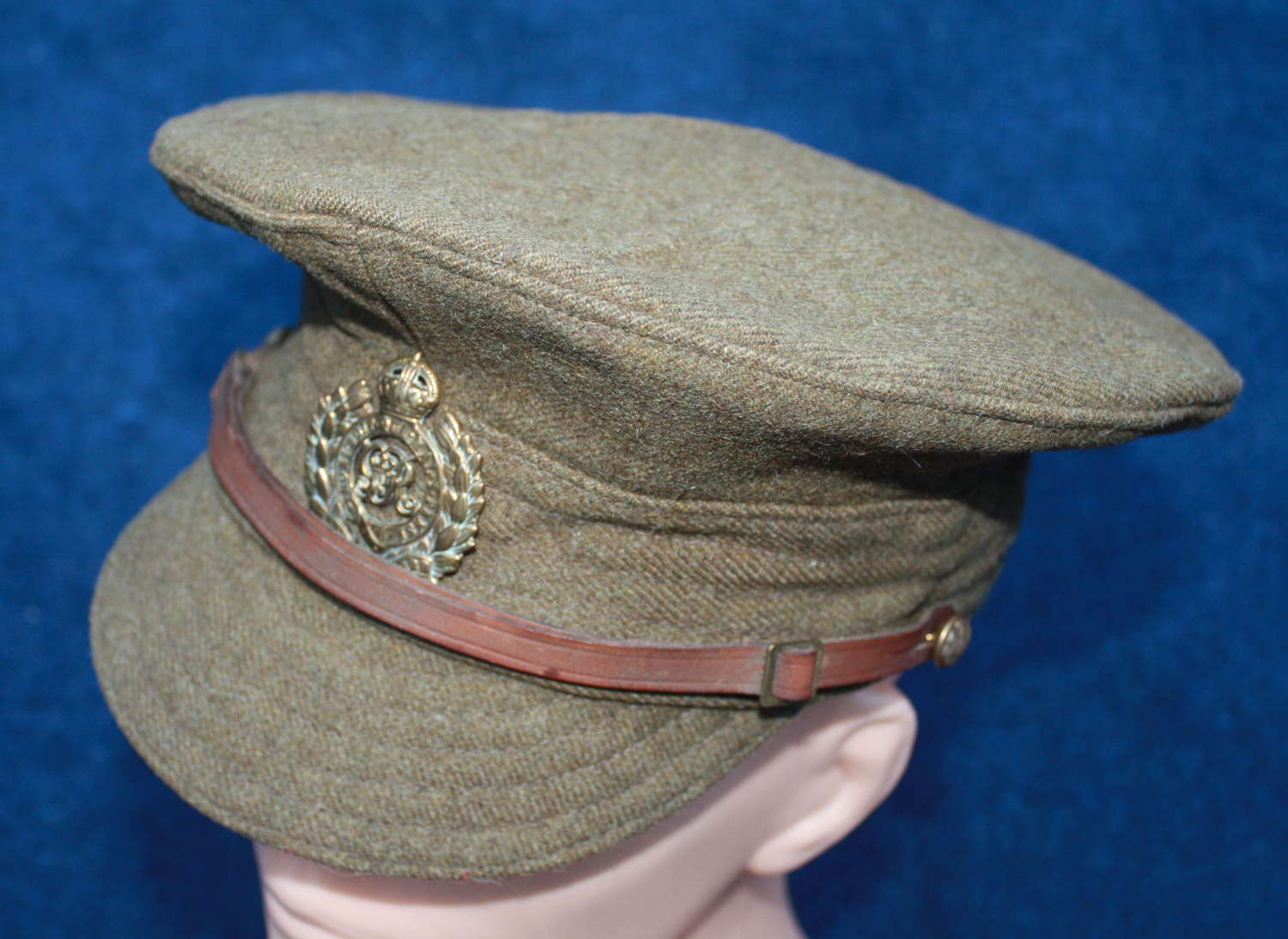 WW1 ROYAL ENGINEERS BRITISH OTHER RANKS WOOL TRENCH CAP