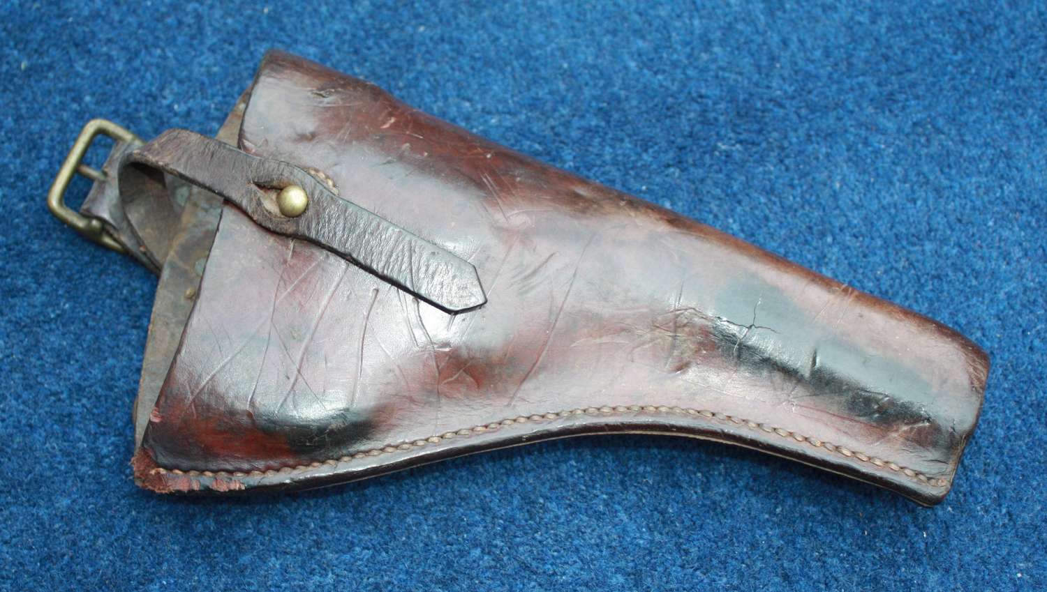 1914 Pattern British Army Leather Holster. Dated 1916.