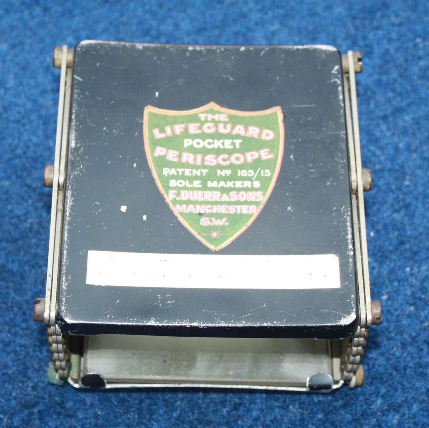 WW1 British Army 'The Lifeguard' Pocket Periscope.