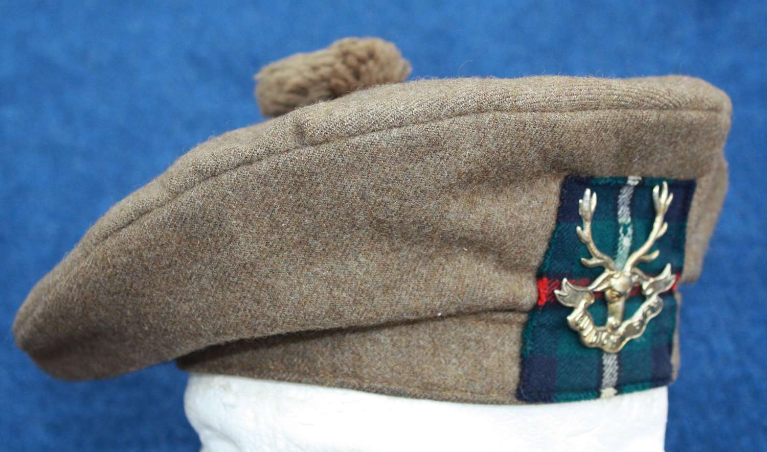 WW2 Tam/ General Service Cap named to CSM Johnston Seaforth Highlander