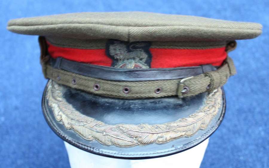 WW1 BRITISH ARMY STAFF OFFICER'S GOR BLIMEY CAP