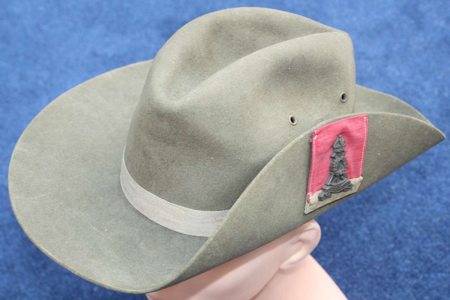 1941 Dated British Army Slouch Hat worn by a Pioneer Officer.