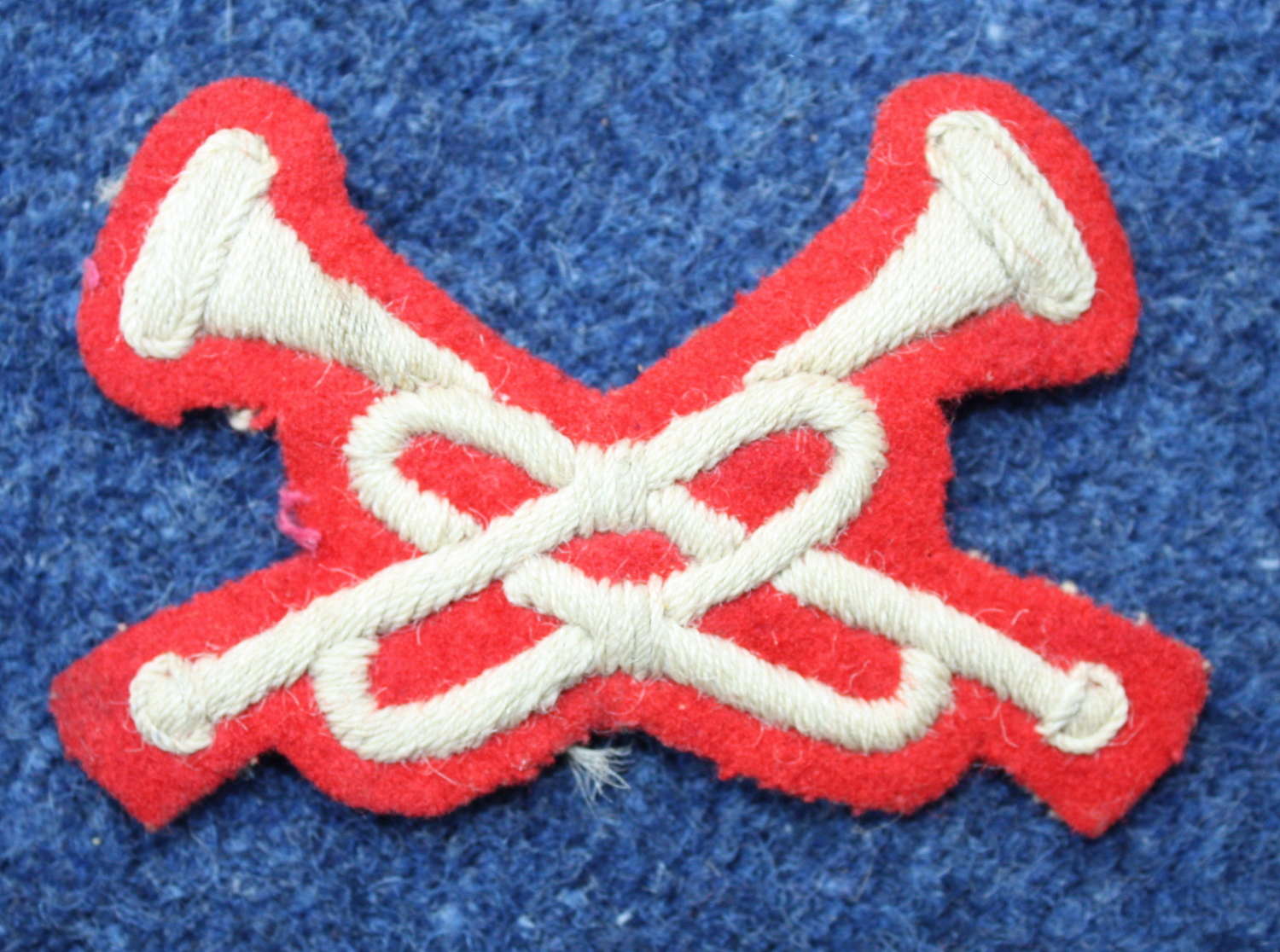 British Army Victorian Infantry Bugler Trade Badge Patch Insignia
