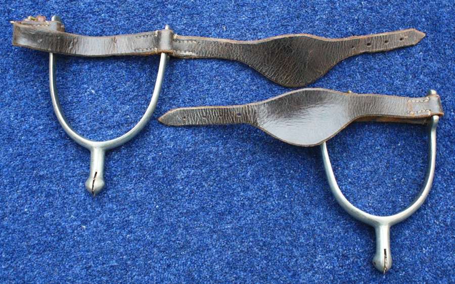 1914 Dated British Army Pair of Mounted Soldiers/ Cavalry Spurs