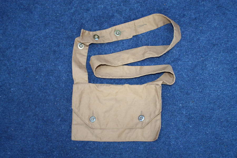 Rare WW1 British PH Gas Hood Bag Manufactures Stanton Leeds Dated 1916