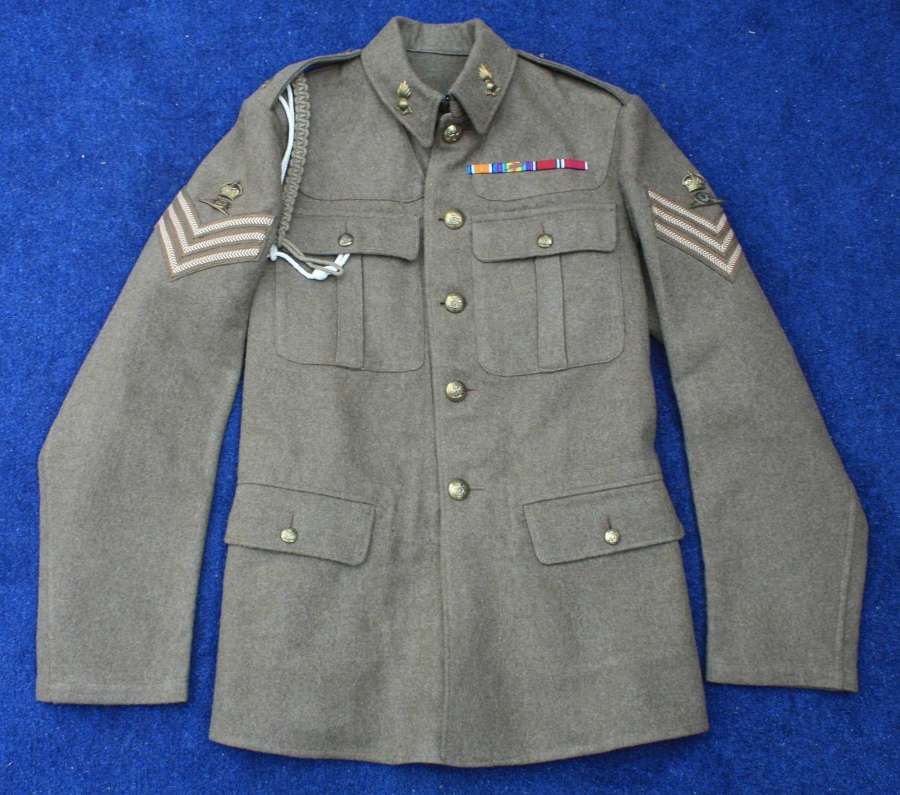 British Army 1922 Pattern O/Rs British Service Dress Tunic. Exellent.