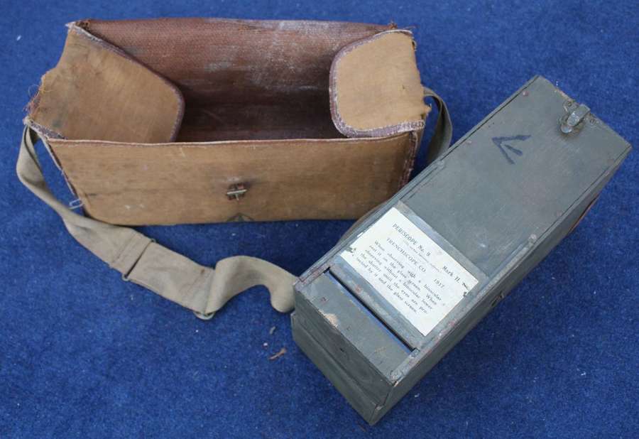 1917 Dated British Army Mark II Folding Box Periscope & Case.